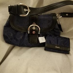 Coach purse and wallet